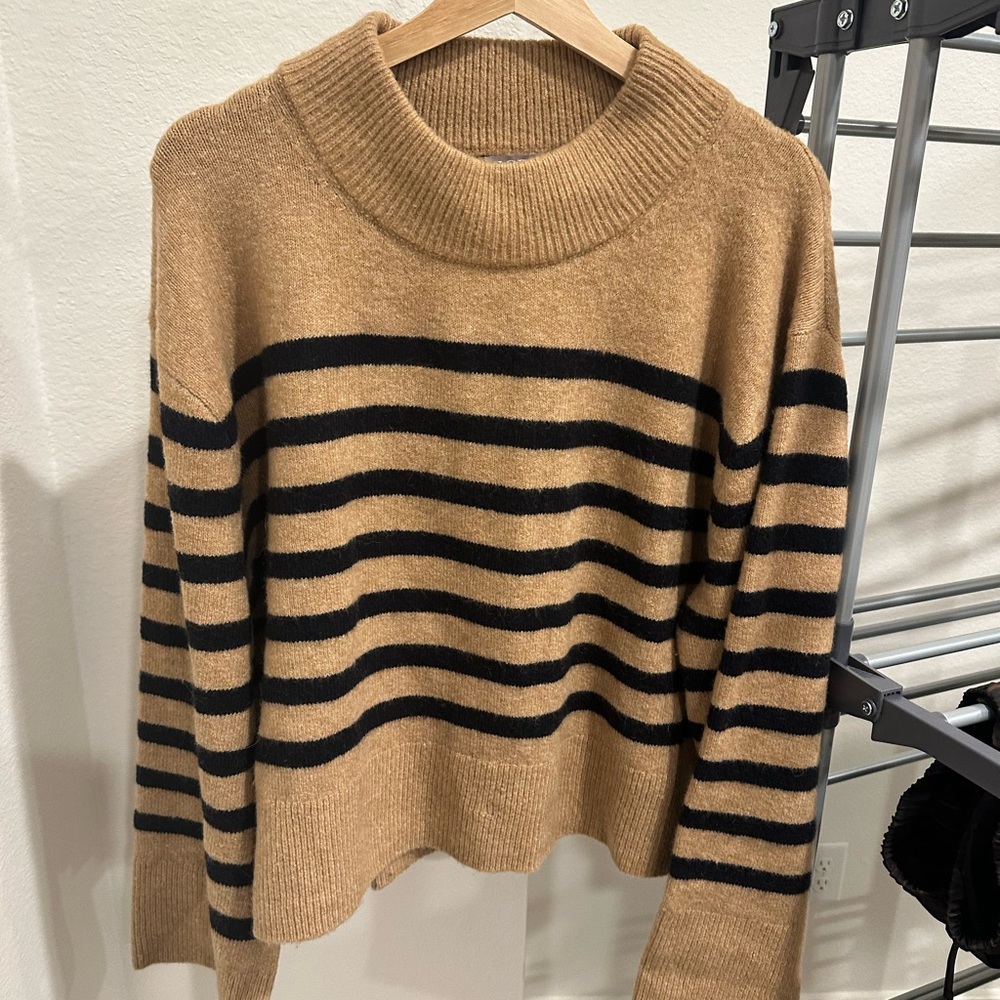 J.Crew Chunky Knit Wool Blend Sweater in SuperSoft yarn